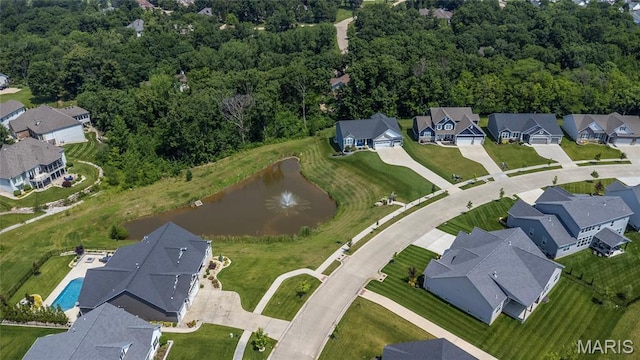 145 Royal Inverness Pkwy, Dardenne Prairie, MO 63368 - aerial view of property and surrounding area featuring a large body of water and nearby suburban area
