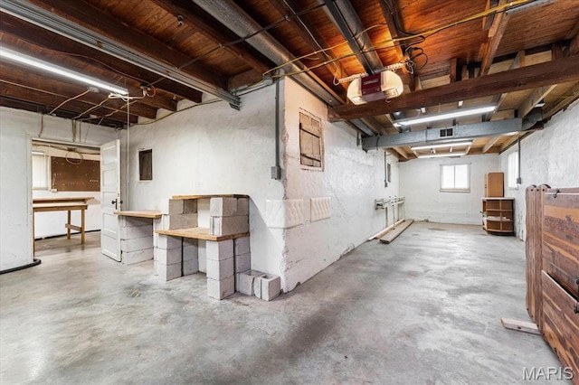 542 S Main St, Waterloo, IL 62298 - below grade area featuring a workshop area