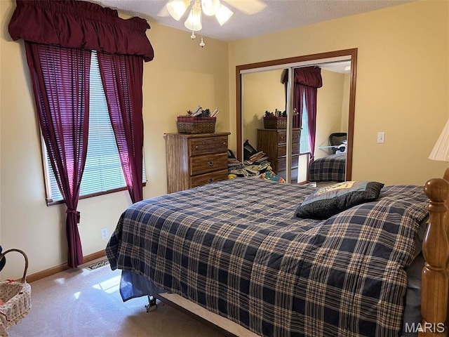 106 Woodland Hills Ct, Vandalia, IL 62471 - bedroom with carpet floors and a closet