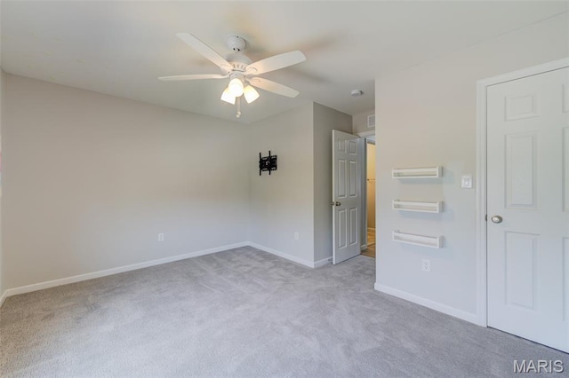 3325 Charlestowne Crossing Dr, Saint Charles, MO 63301 - unfurnished bedroom with carpet and a ceiling fan