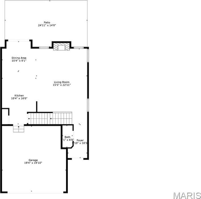 3325 Charlestowne Crossing Dr, Saint Charles, MO 63301 - view of home floor plan