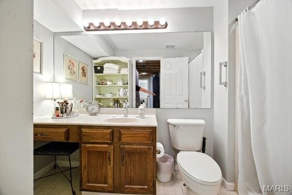 9 Sun Trail, Rise Trail, MO 63050 - bathroom with vanity and a shower with curtain