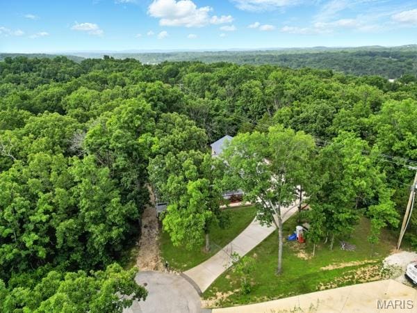 9 Sun Trail, Rise Trail, MO 63050 - drone / aerial view of a heavily wooded area