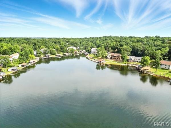 9 Sun Trail, Rise Trail, MO 63050 - aerial view of a large body of water and a heavily wooded area