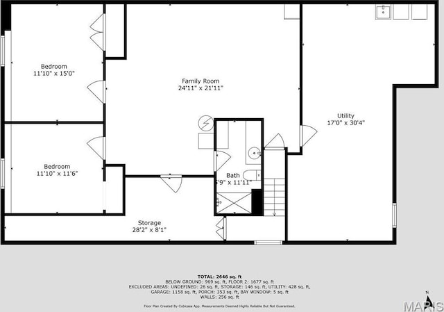 9 Sun Trail, Rise Trail, MO 63050 - view of property floor plan