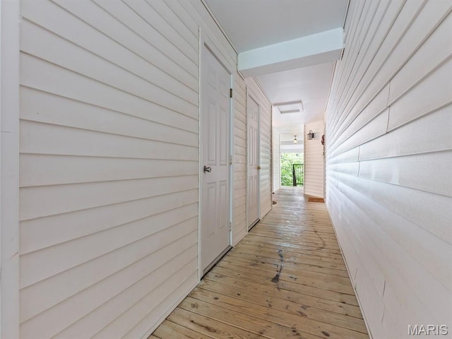 440 Benton Dr Unit L, Saint Peters, MO 63376 - hall with light wood-type flooring