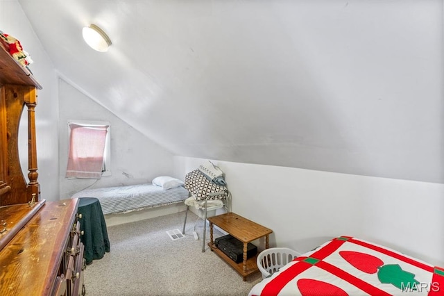 3623 Iowa Ave, Saint Louis, MO 63118 - bedroom featuring carpet flooring and vaulted ceiling