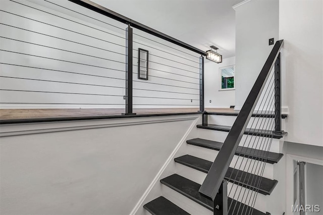 321 Fairview Ct, Ballwin, MO 63021 - view of staircase