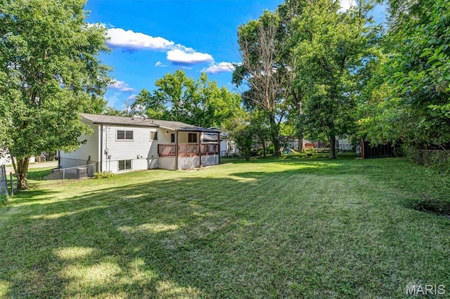 321 Fairview Ct, Ballwin, MO 63021 - view of fenced backyard