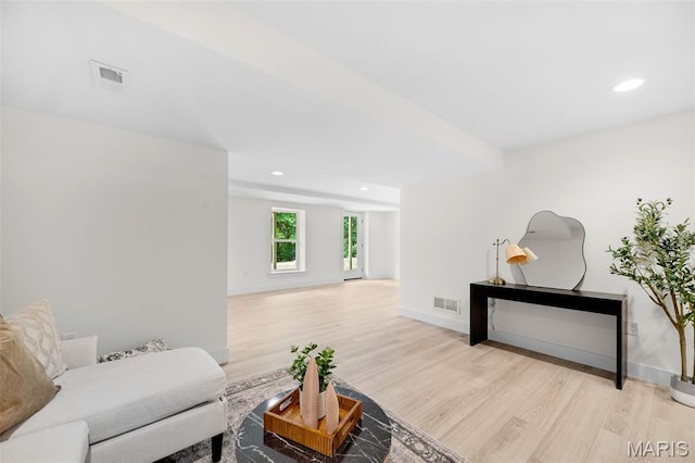 178 Spring Branch Rd, Troy, MO 63379 - living area featuring light wood finished floors and recessed lighting