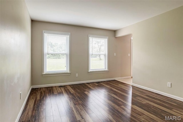 17560 Old Jamestown Rd, Florissant, MO 63034 - empty room featuring wood finished floors and baseboards