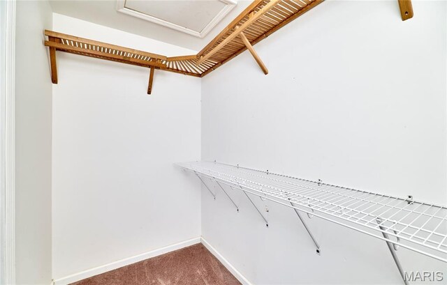 4 Hahn Estates Rd, Winfield, MO 63389 - spacious closet featuring carpet and attic access