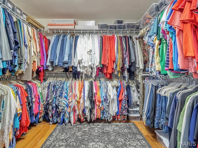 4184 Red Field Dr, Swansea, IL 62226 - walk in closet featuring wood finished floors
