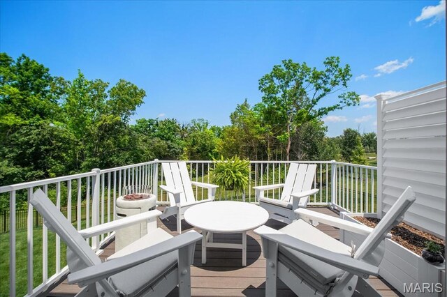 111 Creek Haven Ct, Lake St Louis, MO 63367 - view of deck