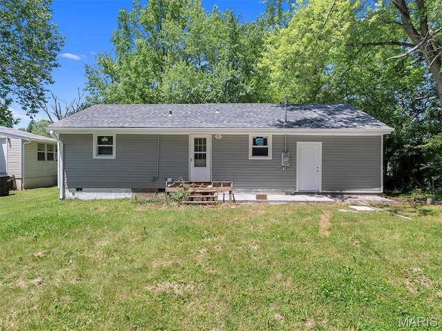 1216 Redman Blvd, Saint Louis, MO 63138 - back of property with a lawn