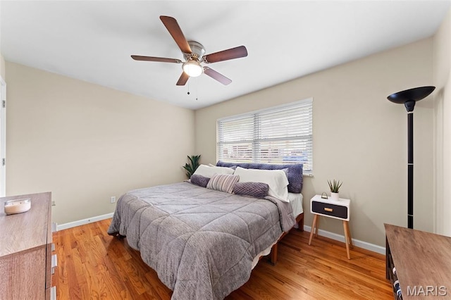 4620 Kramer Dr, Saint Louis, MO 63123 - bedroom featuring wood finished floors and ceiling fan