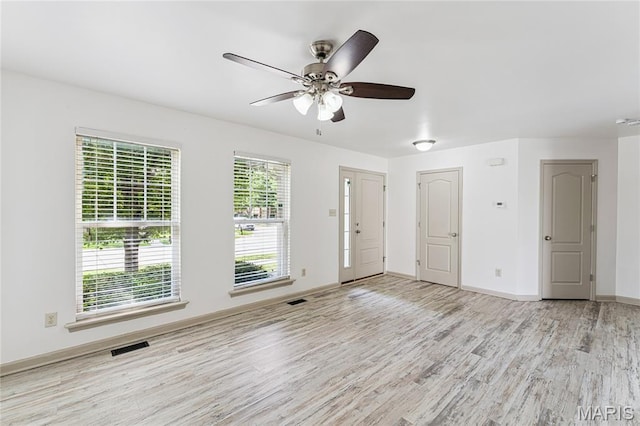 3101 Keelboat Xing, Saint Charles, MO 63301 - empty room featuring wood finished floors and ceiling fan