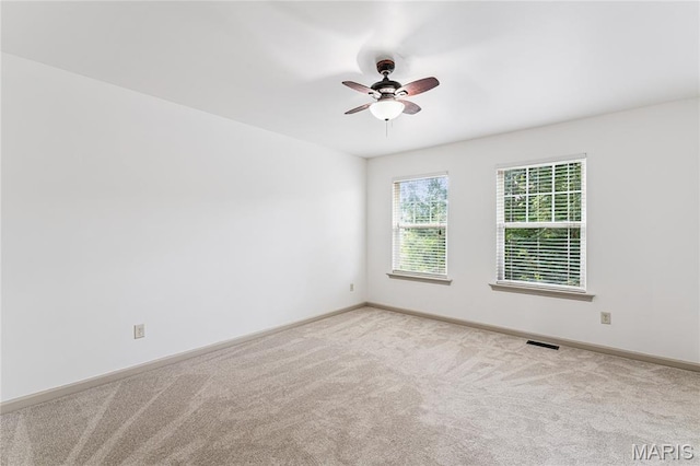 3101 Keelboat Xing, Saint Charles, MO 63301 - spare room featuring carpet flooring and ceiling fan