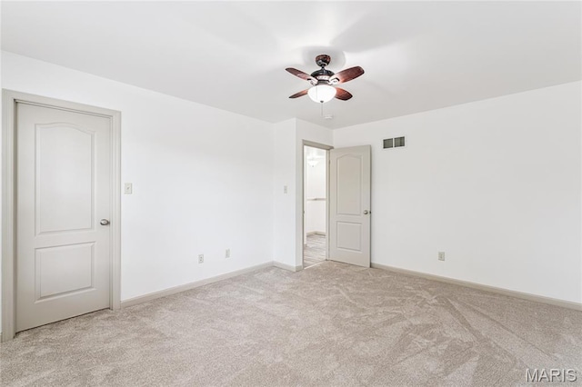 3101 Keelboat Xing, Saint Charles, MO 63301 - carpeted spare room featuring a ceiling fan and baseboards