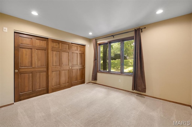 1509 Redbriar Dr, High Ridge, MO 63049 - unfurnished bedroom with carpet floors, recessed lighting, and a closet