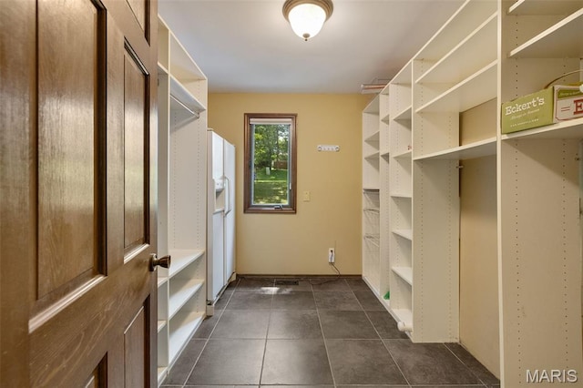 1509 Redbriar Dr, High Ridge, MO 63049 - spacious closet with dark tile patterned floors