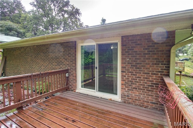 10000 Wondell Woods Dr, Belleville, IL 62223 - view of deck