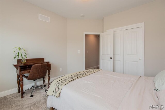 509 Spruce Hollow Ct, Wentzville, MO 63385 - bedroom with carpet and a closet