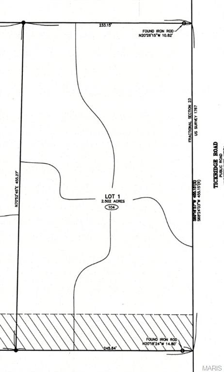104 Tick Rd, Silex, MO 63377 - map / location