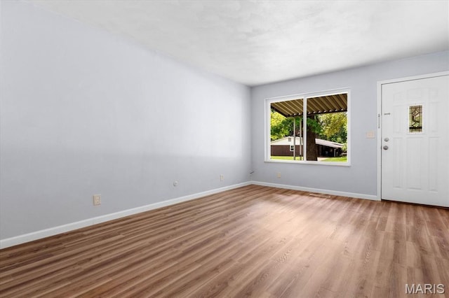 104 Britanna Dr, Swansea, IL 62226 - entryway with baseboards and wood finished floors