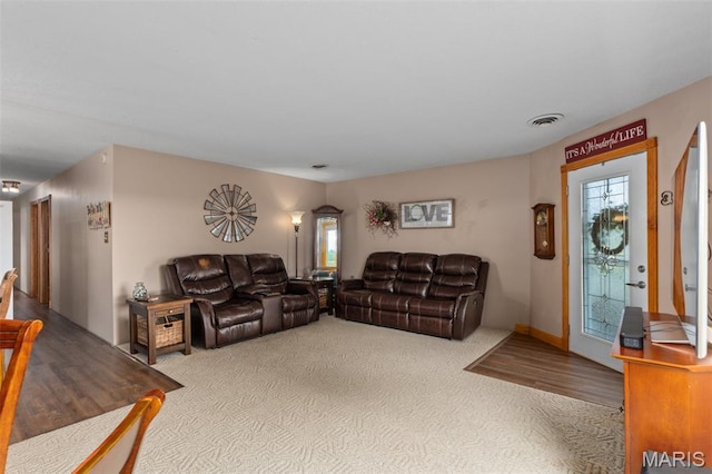 900 Montana St, Gillespie, IL 62033 - carpeted living room with healthy amount of natural light