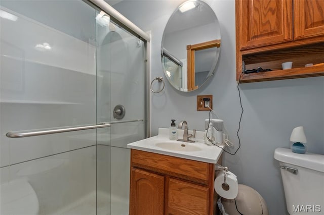 900 Montana St, Gillespie, IL 62033 - bathroom with vanity and a shower stall