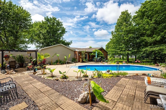 900 Montana St, Gillespie, IL 62033 - swimming pool with a patio area