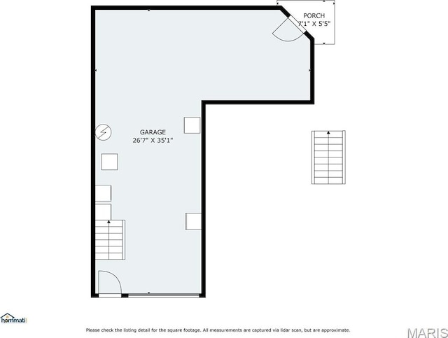 614 Main St, Keyesport, IL 62253 - view of home floor plan