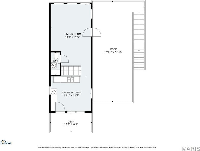 614 Main St, Keyesport, IL 62253 - view of room layout