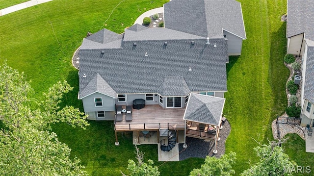 815 Mule Creek Dr, Wentzville, MO 63385 - aerial view of property and surrounding area
