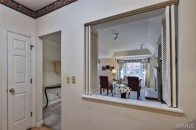 210 N Taylor Ave Unit C, Kirkwood, MO 63122 - hall featuring baseboards