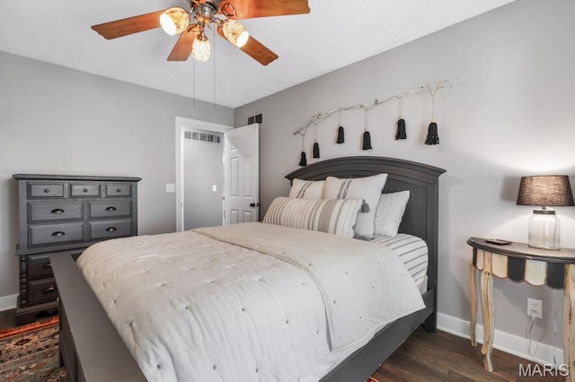 108 Lucys Lndg, Waterloo, IL 62298 - bedroom with dark wood finished floors and ceiling fan