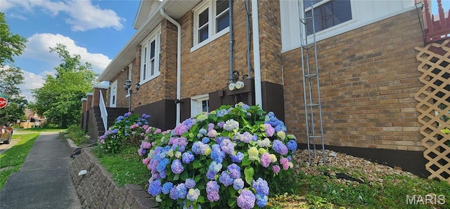 1629 Swanwick St, Chester, IL 62233 - view of side of home with brick siding