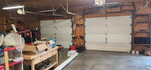 1629 Swanwick St, Chester, IL 62233 - garage featuring a garage door opener