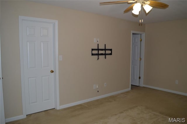 1313 Commons Cir, Cottleville, MO 63304 - spare room with a ceiling fan and carpet