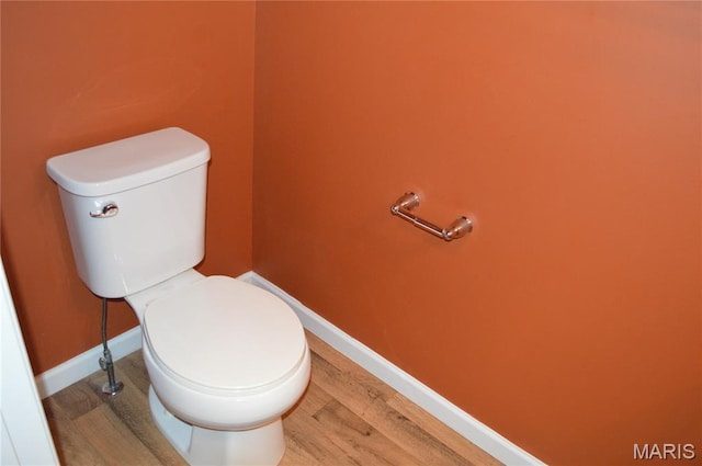 1313 Commons Cir, Cottleville, MO 63304 - bathroom featuring toilet and wood finished floors