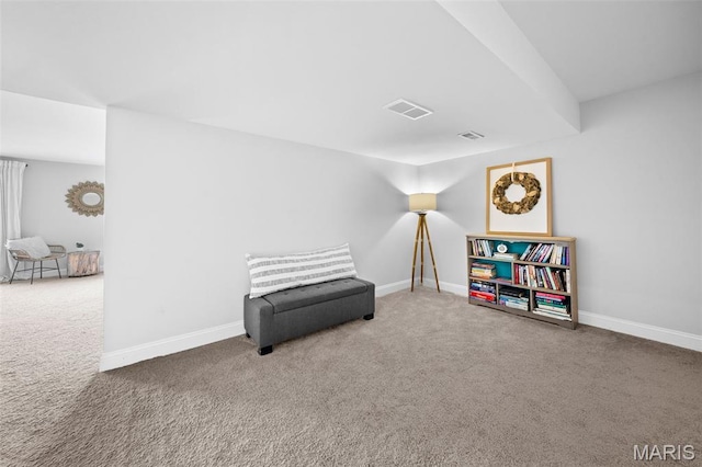 932 Colebrook Ct, Lake St Louis, MO 63367 - sitting room featuring carpet and baseboards
