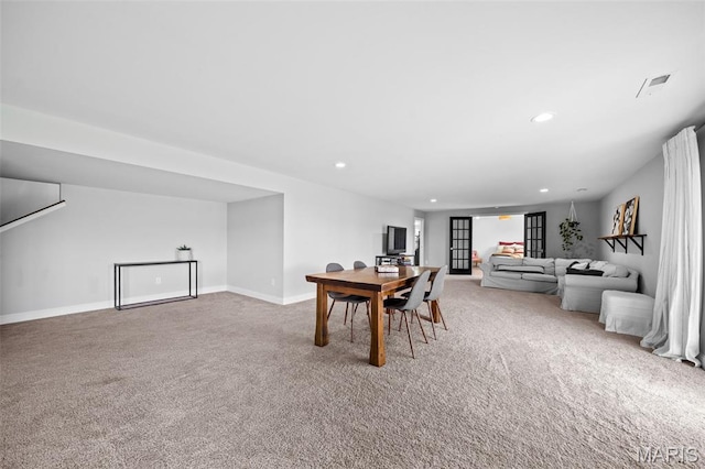 932 Colebrook Ct, Lake St Louis, MO 63367 - carpeted home office with recessed lighting and baseboards