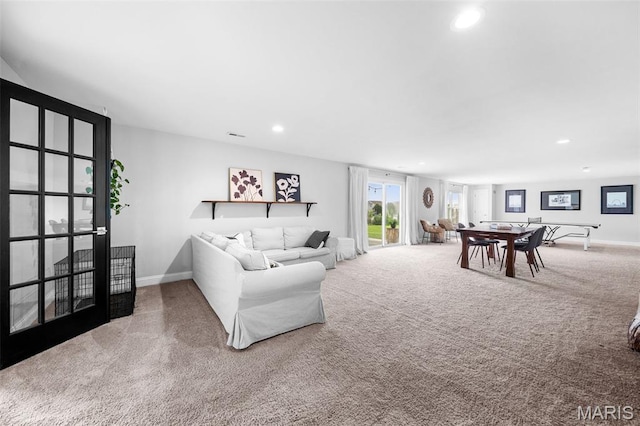932 Colebrook Ct, Lake St Louis, MO 63367 - carpeted living room with recessed lighting