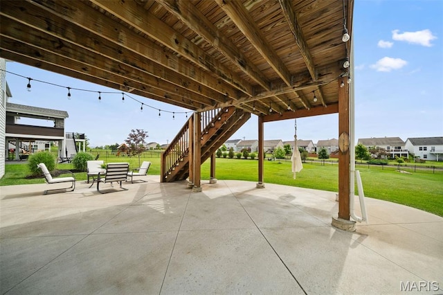 932 Colebrook Ct, Lake St Louis, MO 63367 - view of patio / terrace featuring stairway