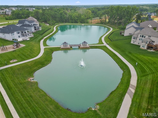 932 Colebrook Ct, Lake St Louis, MO 63367 - aerial view of property's location with a large body of water and nearby suburban area