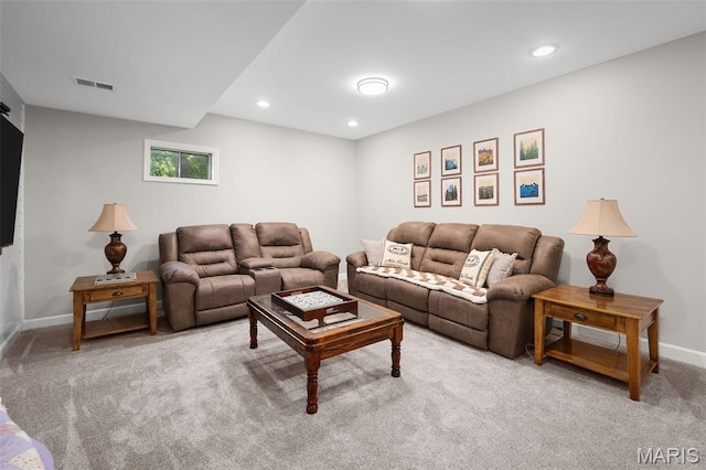 20220 Inverness Dr, Marthasville, MO 63357 - living area with light carpet and recessed lighting