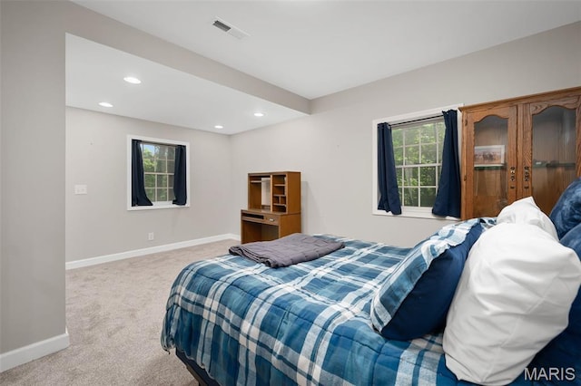 20220 Inverness Dr, Marthasville, MO 63357 - bedroom featuring light carpet and recessed lighting