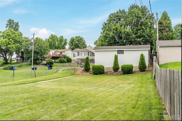1407 E 5th St, Washington, MO 63090 - view of fenced backyard