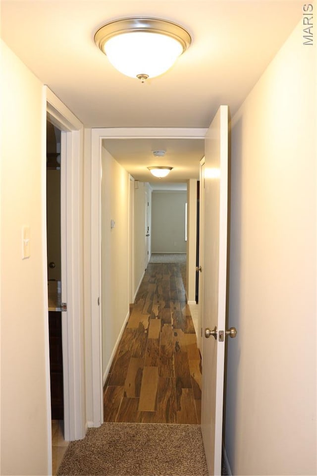 12574 Chardin Pl Unit 1, Tesson Ferry Township, MO 63128 - hall featuring wood finished floors